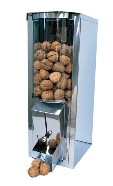 dispenser per alimenti secchi con doppio controllo acrilico doppio dispenser per cereali Sureh colore bianco 33*42cm bianco grande distributore per snack contenitore ermetico per alimenti secchi 