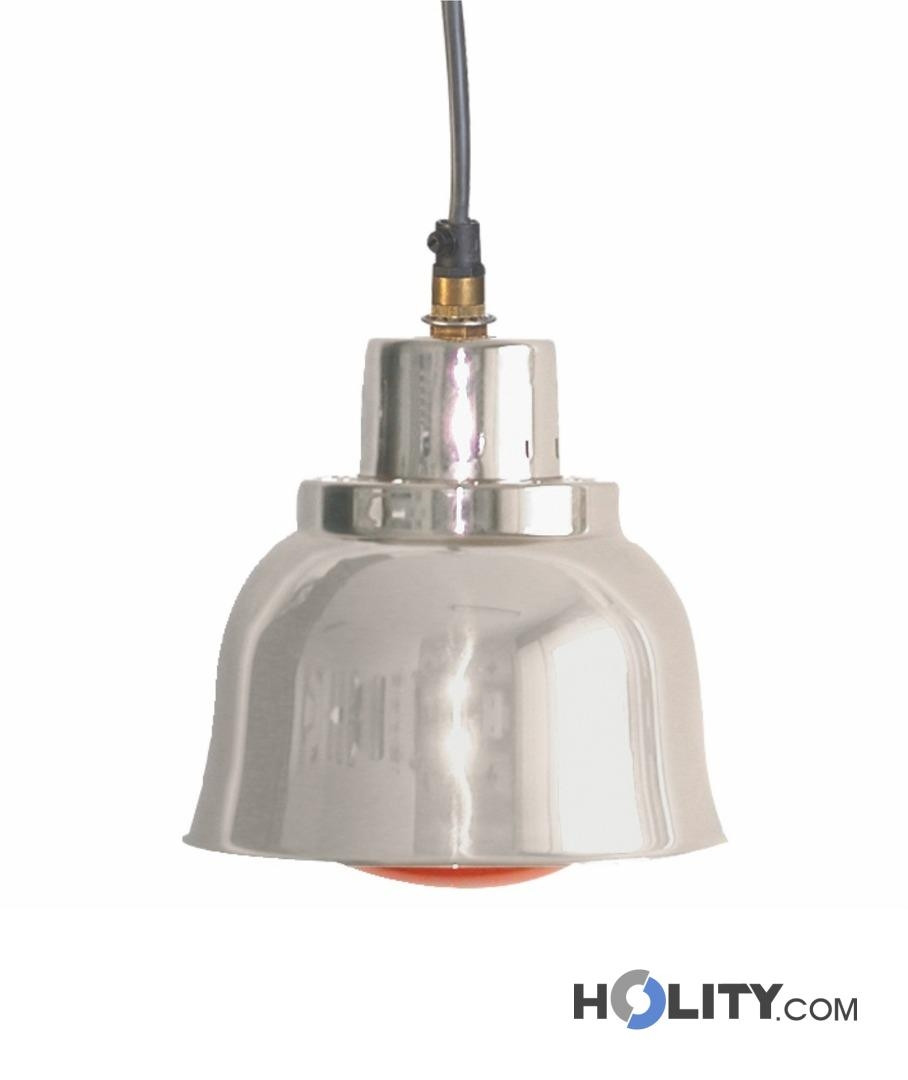 Lampada riscaldante a sospensione per alimenti Lampada scaldavivande con lampada da 250 W 60-180 cm di lunghezza Lampadario a conservazione di calore per alimenti a buffet Lampadario da 250 mm 