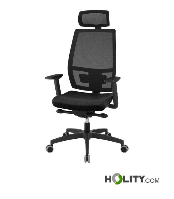 Sedia ergonomica per scrivania ufficio h449_120