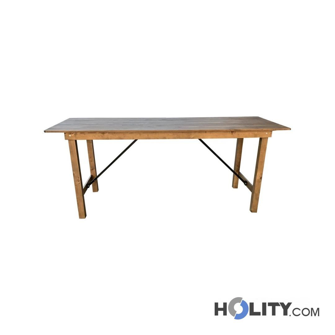 Tavolo pieghevole in legno h45507