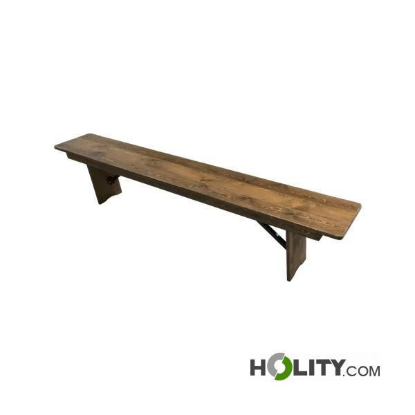 Panca pieghevole per esterni in legno h45508