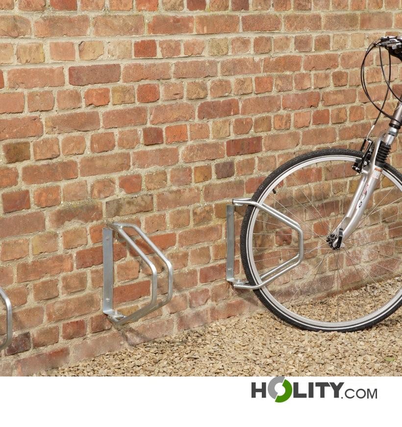 Porta bicicletta zincato porta bici da terra modulare rastrelliera