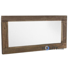 Specchio con cornice in legno massiccio h13704