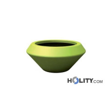 Vaso di design in polietilene liscio h12713