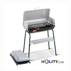 Barbecue a carbonella richiudibile a valigetta h17008