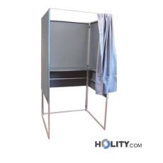 cabina-per-elezioni-in-alluminio-con-tenda-ignifuga-h35067