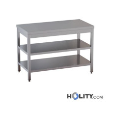 tavoli-da-lavoro-in-acciaio-inox-2-ripiani-lunghezza-160-cm-h357-85