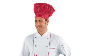 cappello-chef-in-cotone-rosso