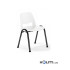 sedia-impilabile-per-sala-conferenza-h15930-colori - finitura verniciata nera 