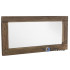 Specchio con cornice in legno massiccio h13704