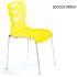 sedia-di-design-impilabile-h15950-colori giallo opaco
