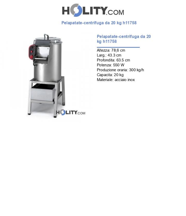 Pelapatate-centrifuga da 20 kg h11758