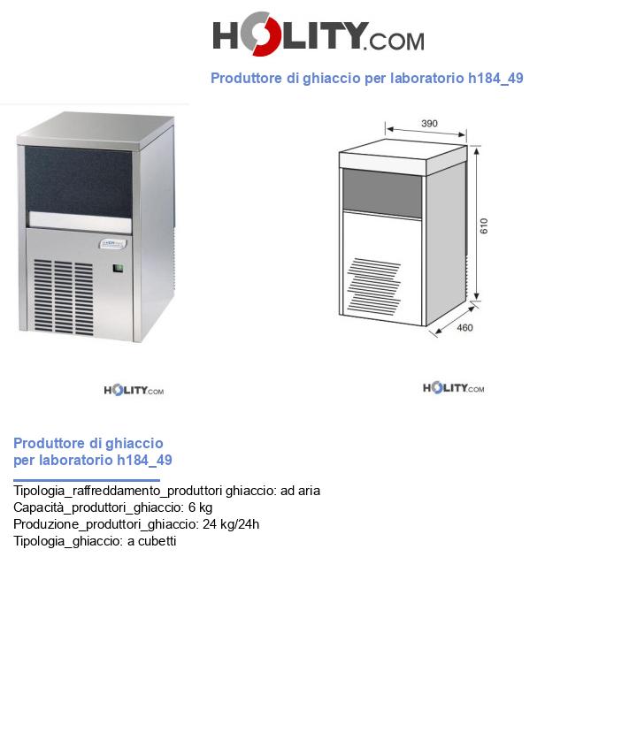 Produttore di ghiaccio per laboratorio h184_49