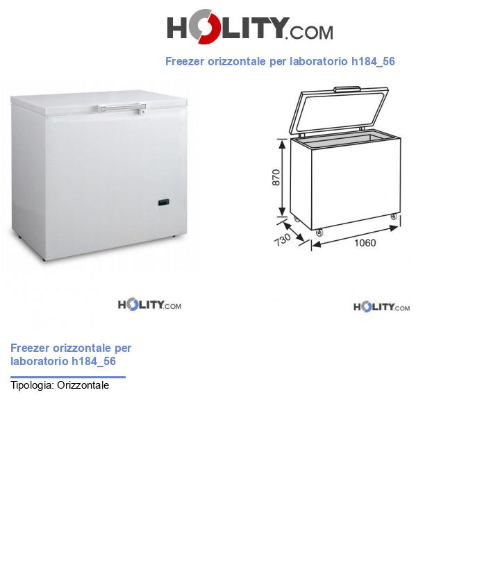 Freezer orizzontale per laboratorio h184_56