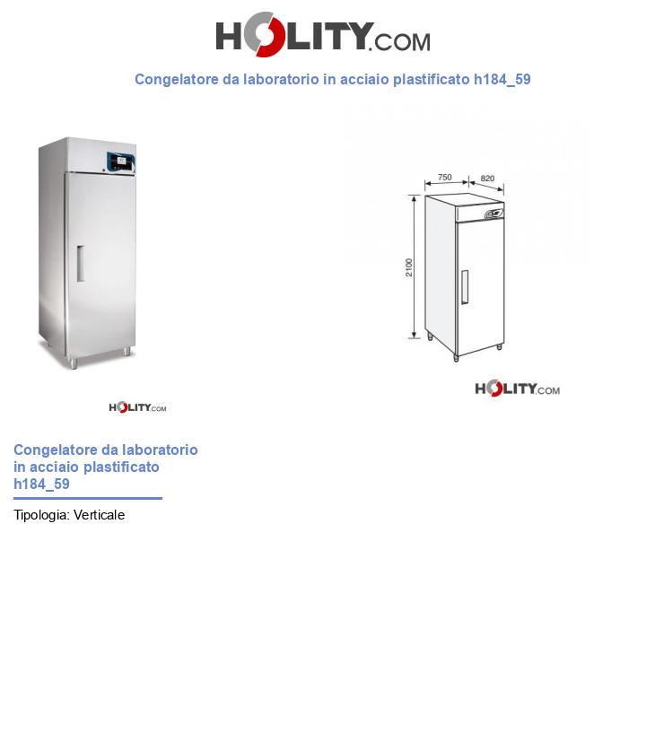 Congelatore da laboratorio in acciaio plastificato h184_59
