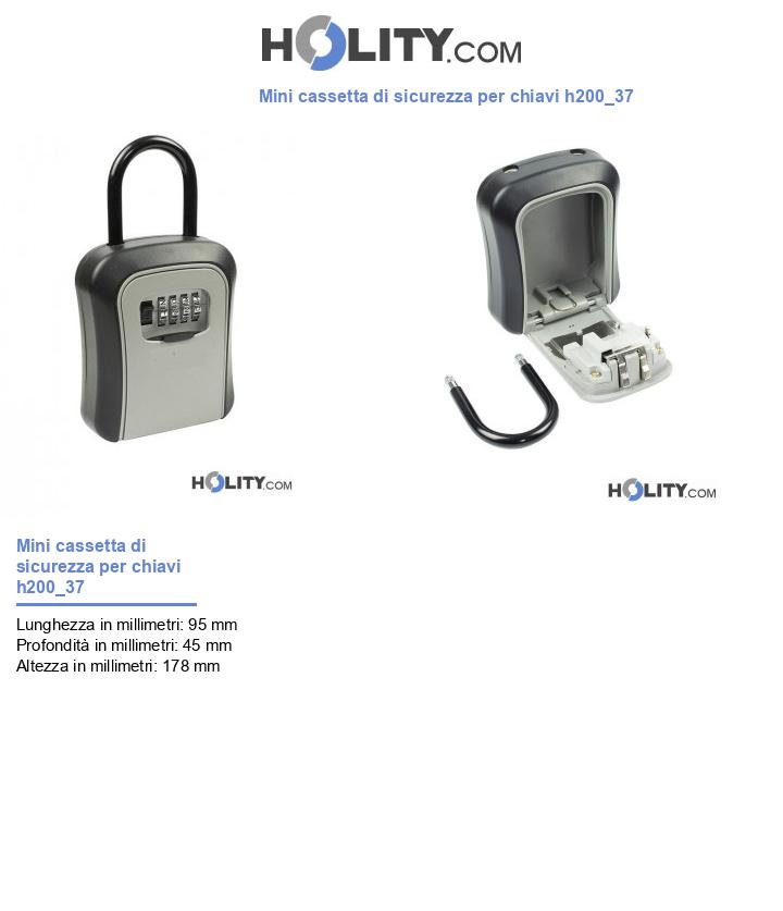 Mini cassetta di sicurezza per chiavi h200_37