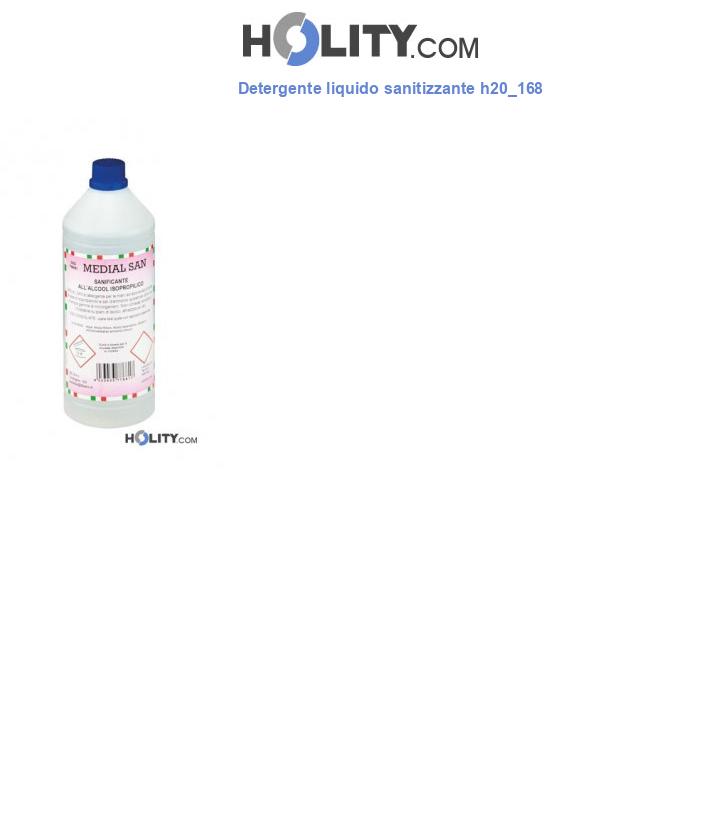 Detergente liquido sanitizzante h20_168
