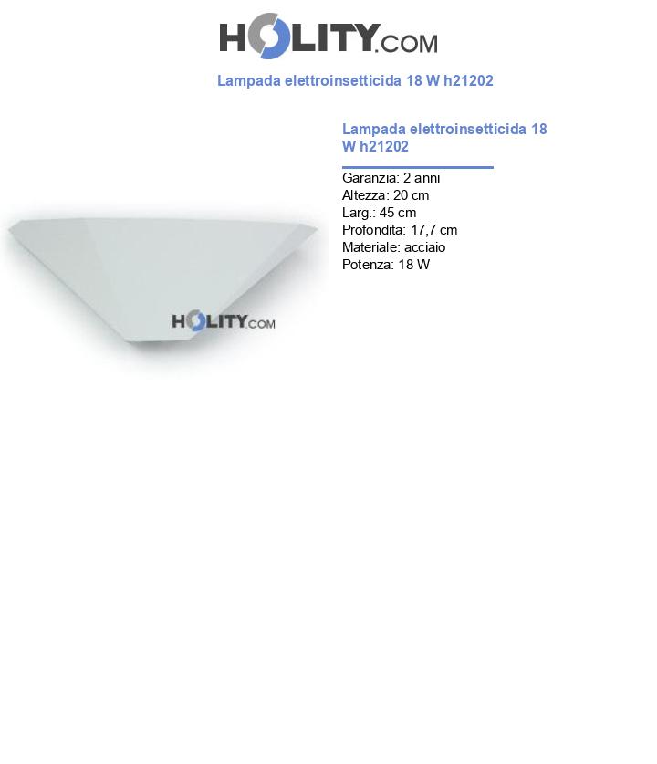 Lampada elettroinsetticida 18 W h21202
