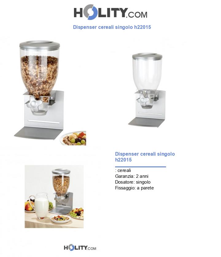 Dispenser cereali singolo h22015