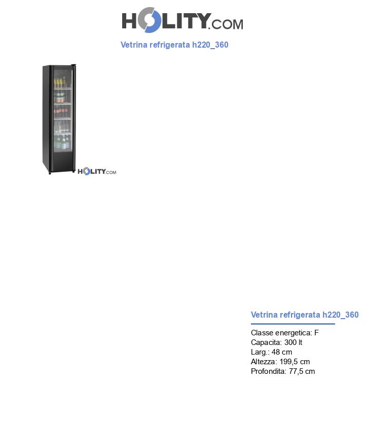 Vetrina refrigerata h220_360