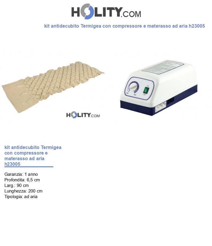 kit antidecubito Termigea con compressore e materasso ad aria h23005