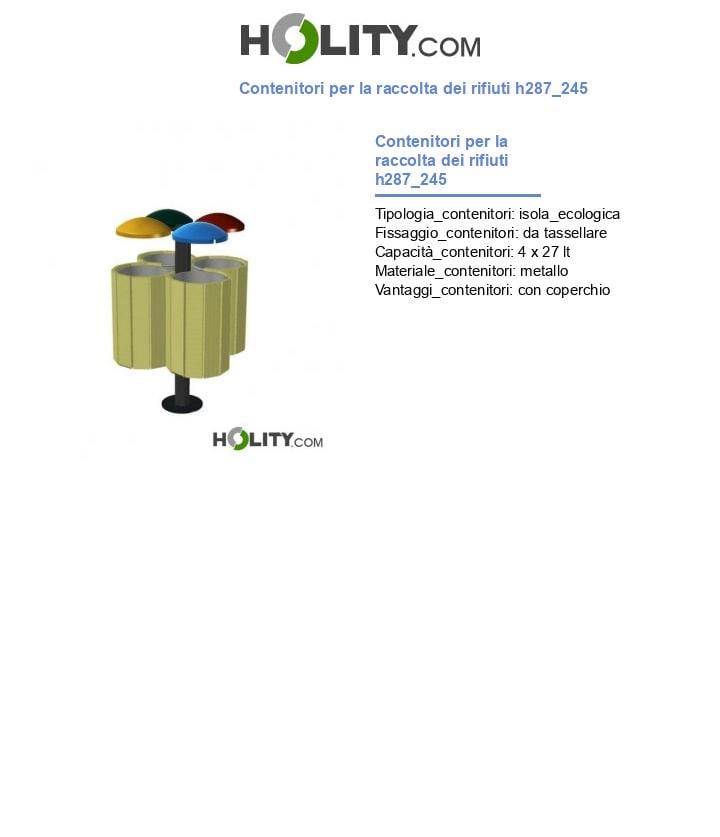 Contenitori per la raccolta dei rifiuti h287_245