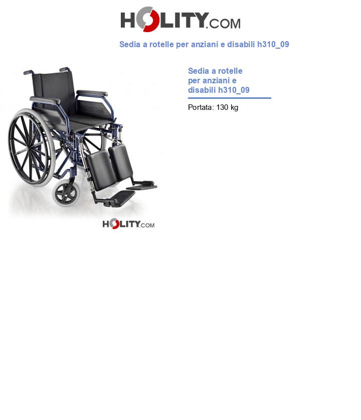 Sedia a rotelle per anziani e disabili h310_09