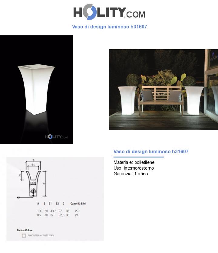 Vaso di design luminoso h31607