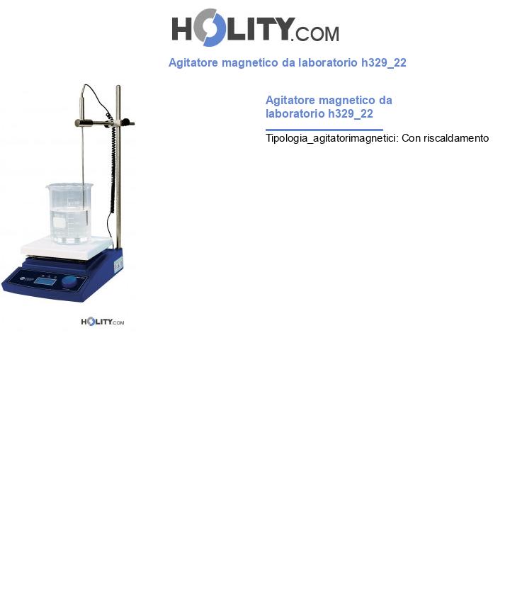 Agitatore magnetico da laboratorio h329_22