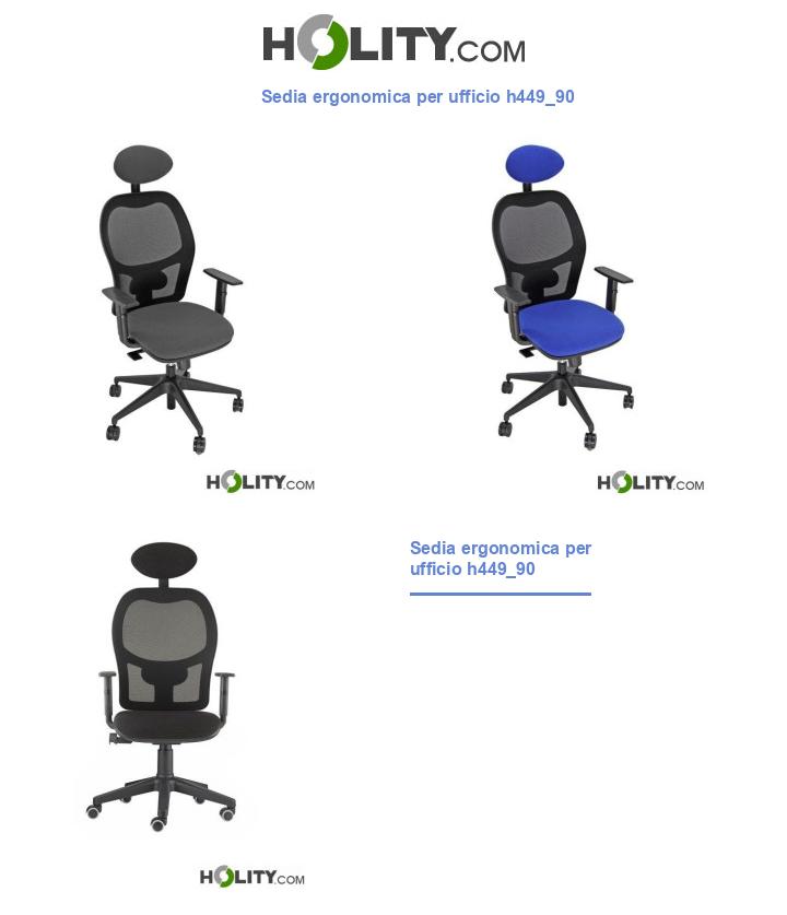 Sedia ergonomica per ufficio h449_90