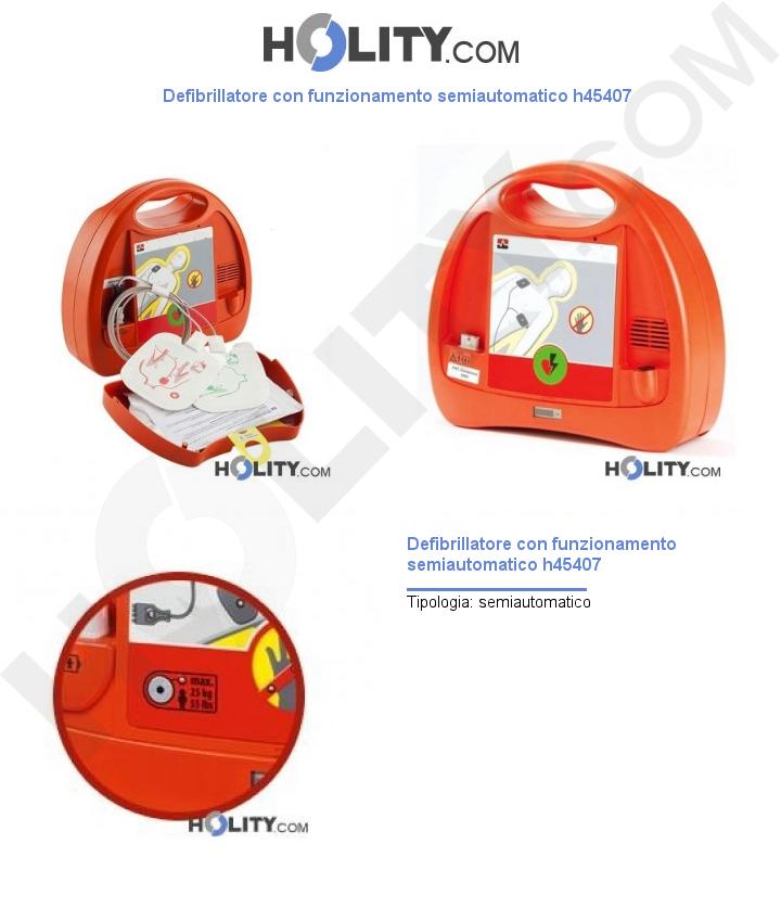 Defibrillatore con funzionamento semiautomatico h45407