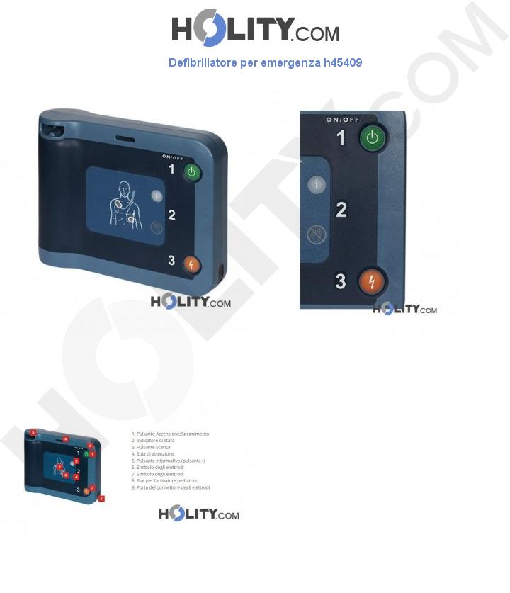 Defibrillatore per emergenza h45409