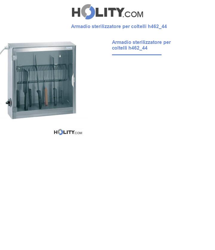 Armadio sterilizzatore per coltelli h462_44