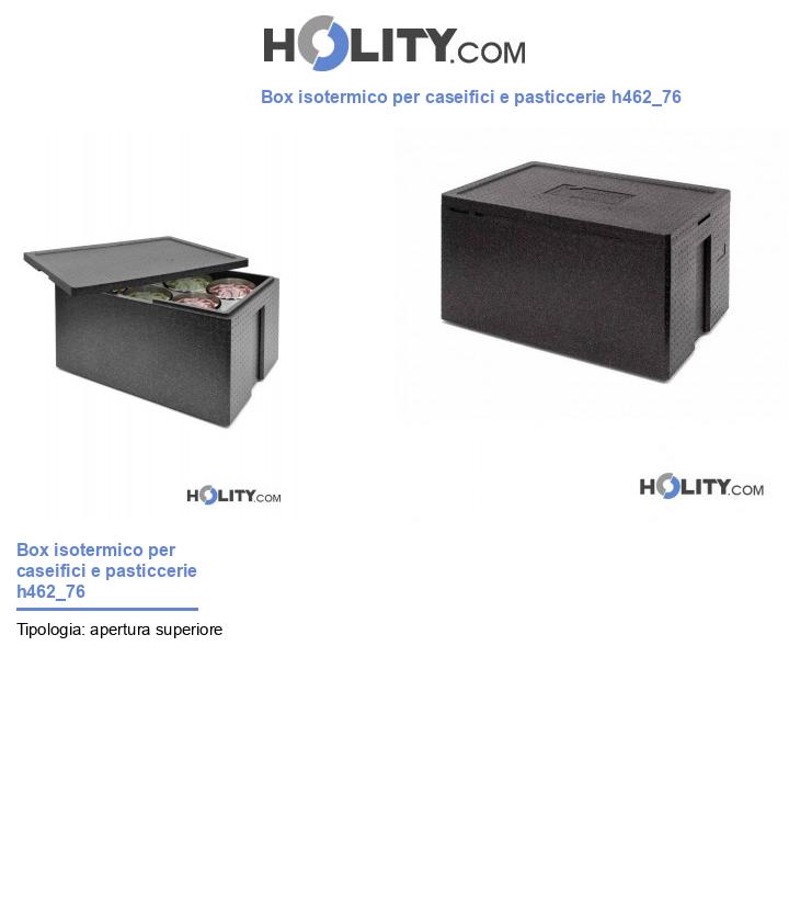 Box isotermico per caseifici e pasticcerie h462_76