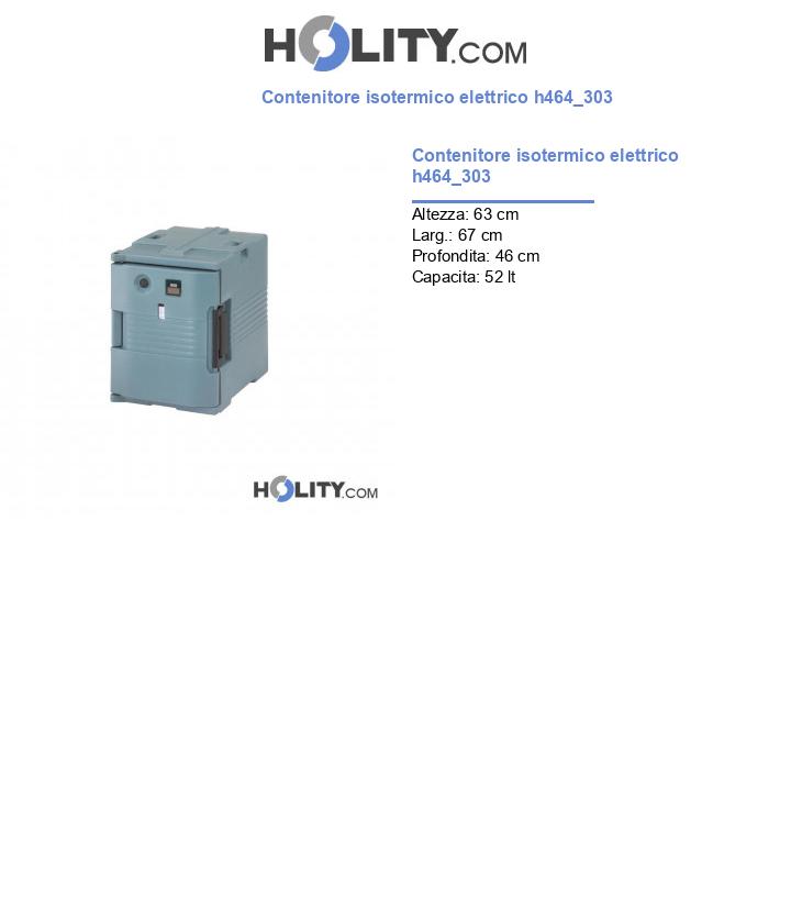 Contenitore isotermico elettrico h464_303