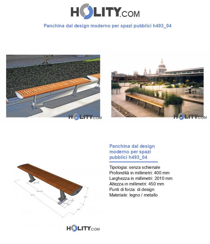 Panchina dal design moderno per spazi pubblici h493_04