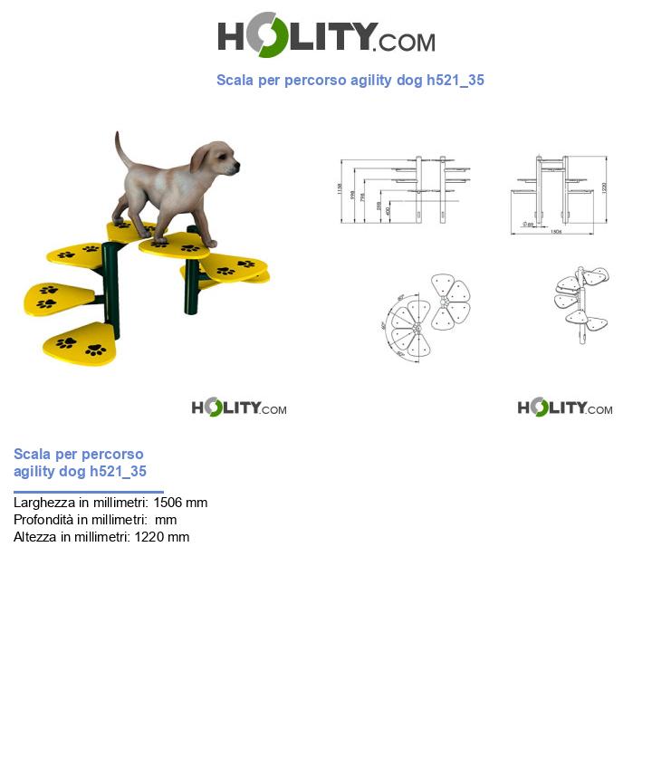 Scala per percorso agility dog h521_35