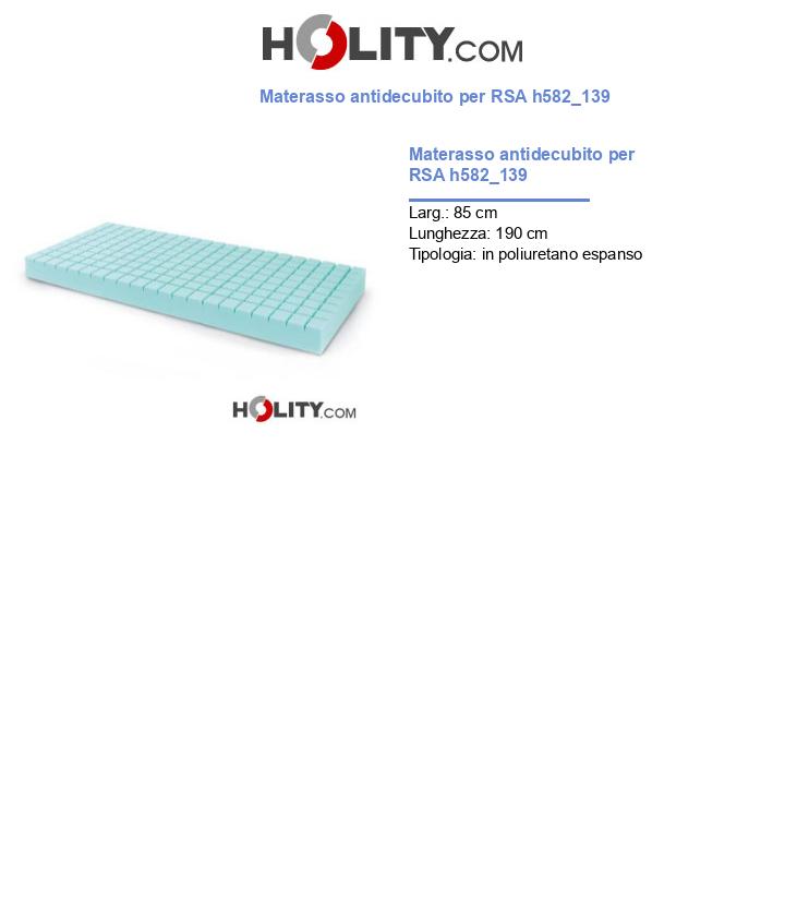 Materasso antidecubito per RSA h582_139