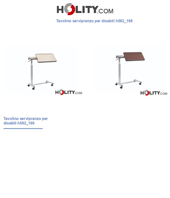 Tavolino servipranzo per disabili h582_166