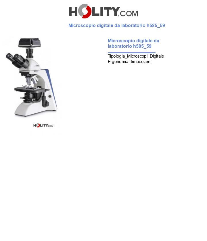 Microscopio digitale da laboratorio h585_59