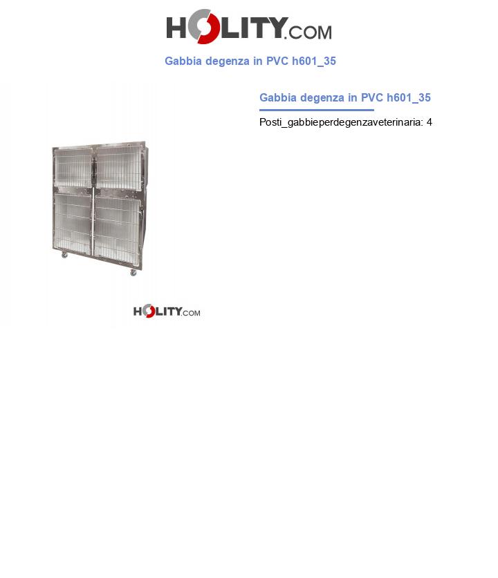 Gabbia degenza in PVC h601_35