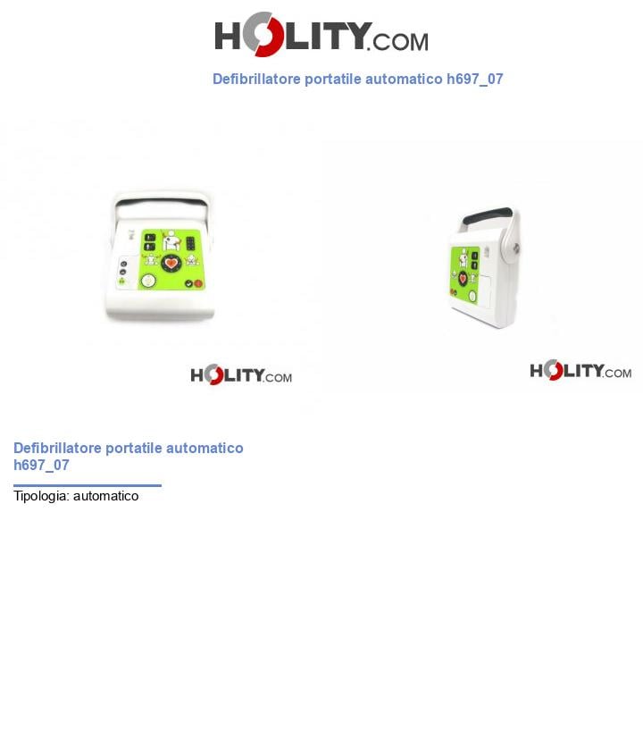Defibrillatore portatile automatico h697_07