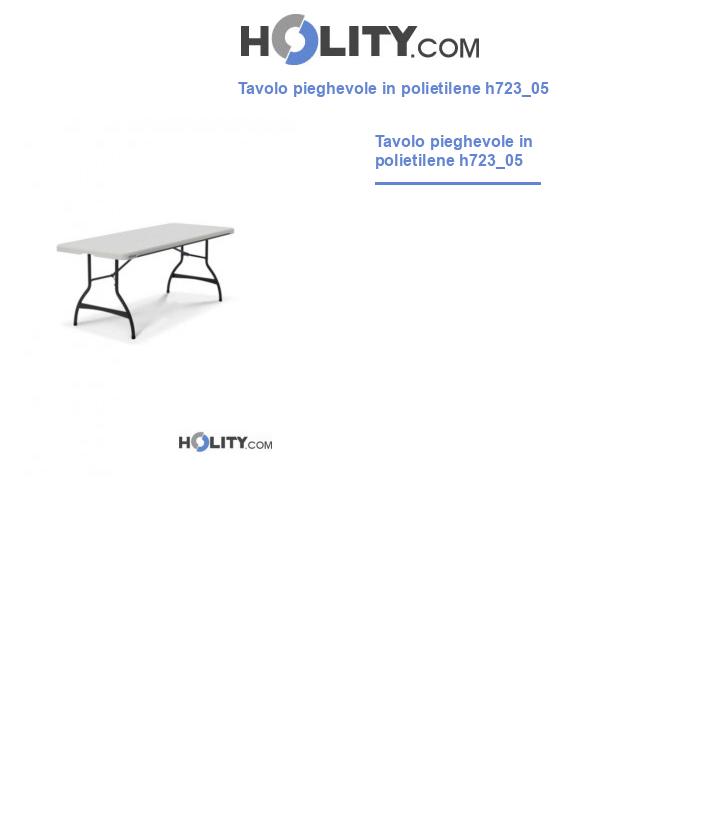 Tavolo pieghevole in polietilene h723_05