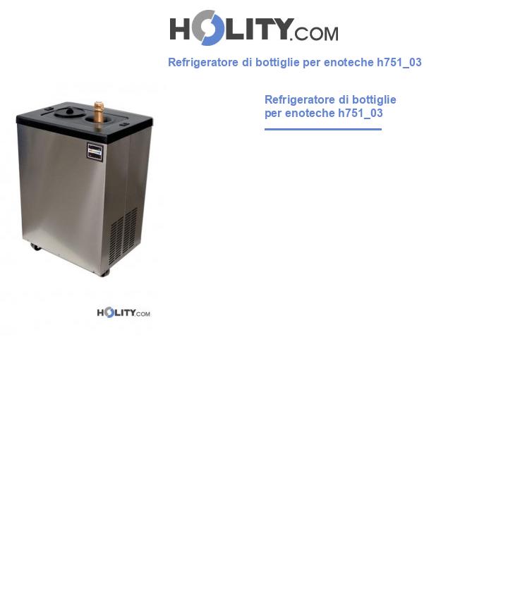 Refrigeratore di bottiglie per enoteche h751_03