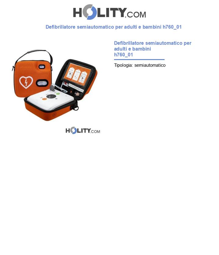 Defibrillatore semiautomatico per adulti e bambini h760_01