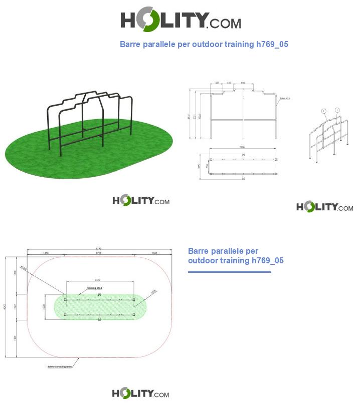 Barre parallele per outdoor training h769_05