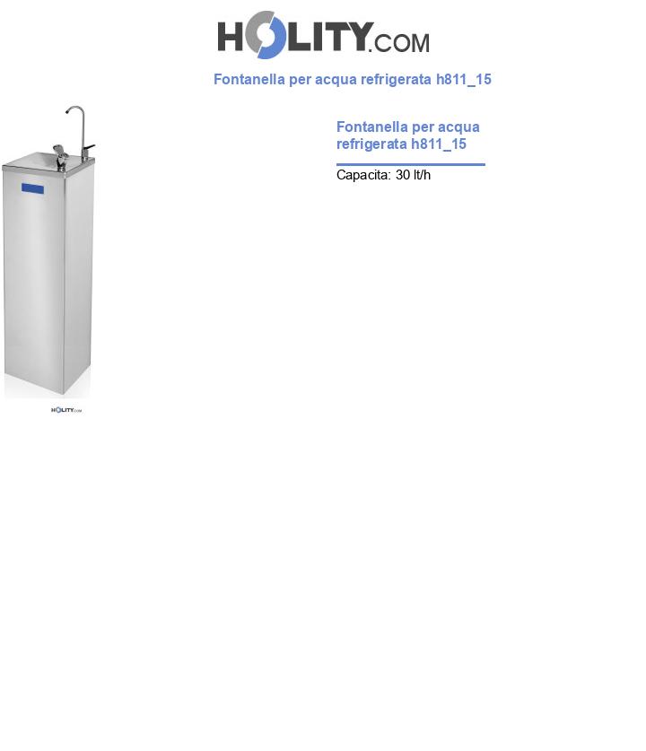Fontanella per acqua refrigerata h811_15