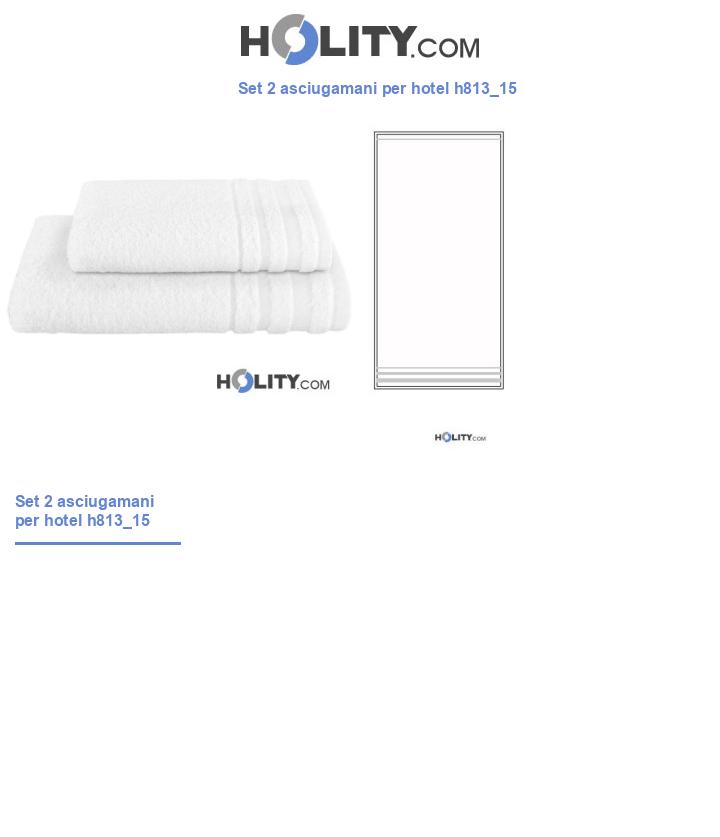 Set 2 asciugamani per hotel h813_15